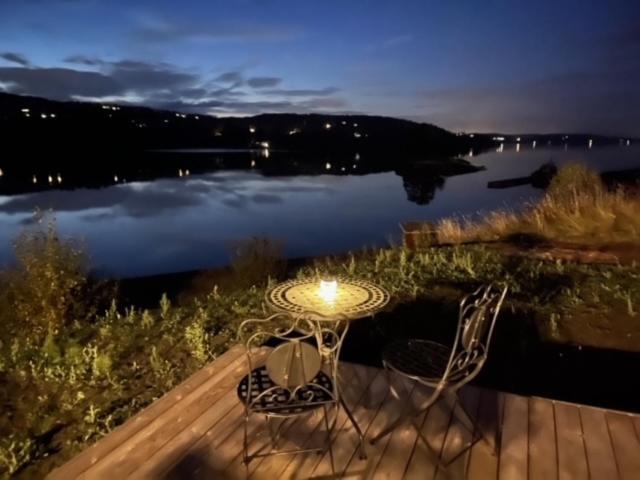 Hyttelaven Pa Furuholmen Сарпсборг Екстериор снимка