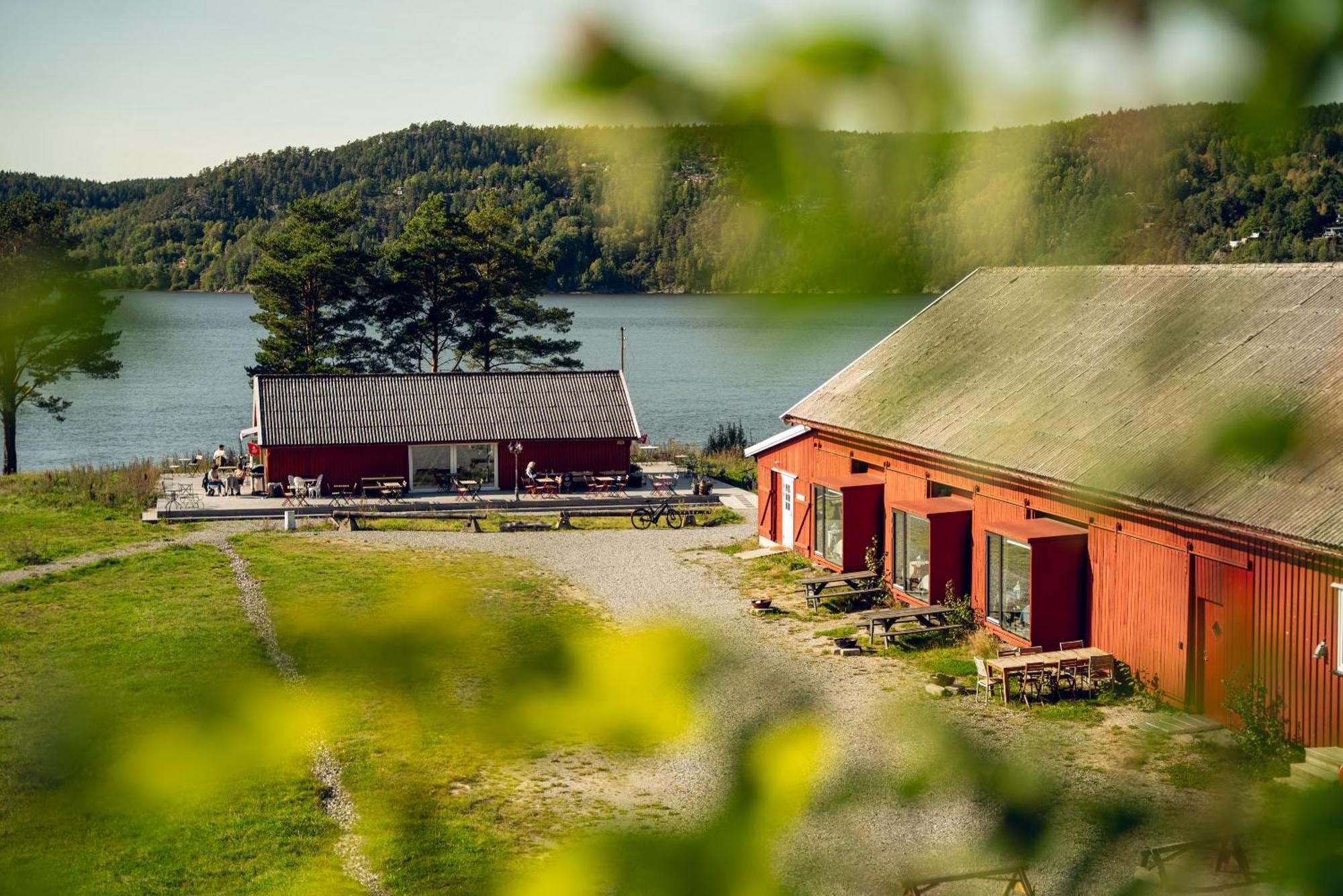 Hyttelaven Pa Furuholmen Сарпсборг Екстериор снимка